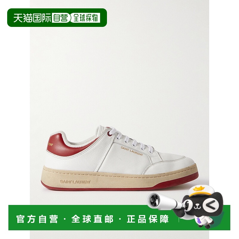 1h可退 香港直邮Saint Laurent 圣罗兰 男士 SL/61 白色红色皮质