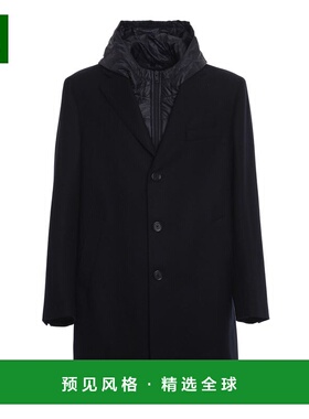 香港直邮FAY 男士大衣 NAM59410540SBFU808 AW2020 蓝色 Wool twi