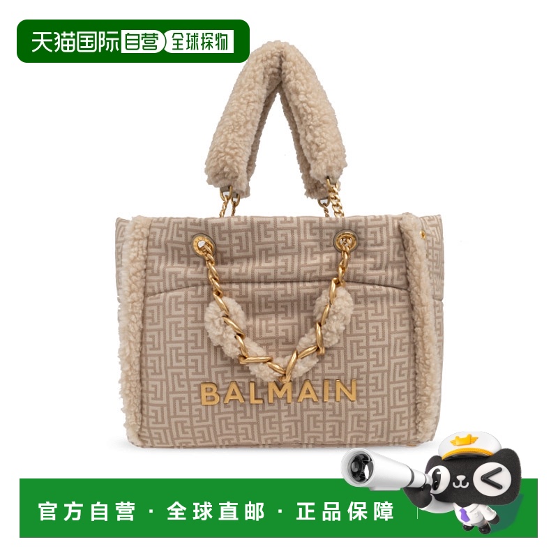 香港直邮Balmain 徽标手提包 DN2FF827TNJS