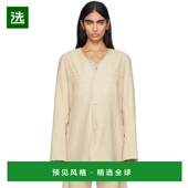 美国直邮 Lana Lauren 1h可退 Manoogian 米色精致 西装 外套