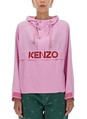 欧洲直邮KENZO 女士外套 FC62BL1579NB30卫衣连帽长袖