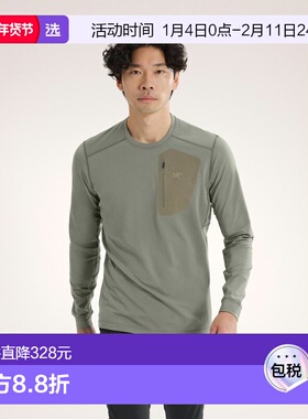 Arc'teryx 始祖鸟 RHO LT圆领衫 男装抓绒衣户外抓绒