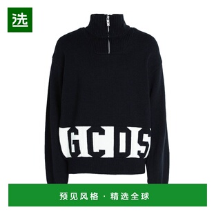 1h可退 香港直邮Gcds 男士 拉链毛衣 black黑色 舒适时尚