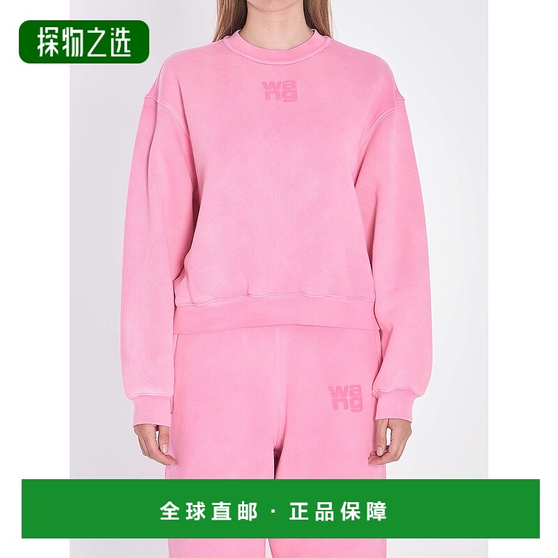 香港直邮Alexander Wang 亚历山大·王 女士 徽标图案运动衫 4CC3