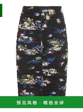 1h可退 香港直邮Blumarine 蓝色情人 女士 印花裙 A544G087A