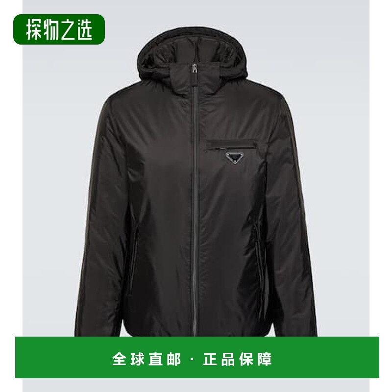 香港直邮Prada 普拉达 男士 Re-Nylon 蓬松夹克 black黑色 舒适时