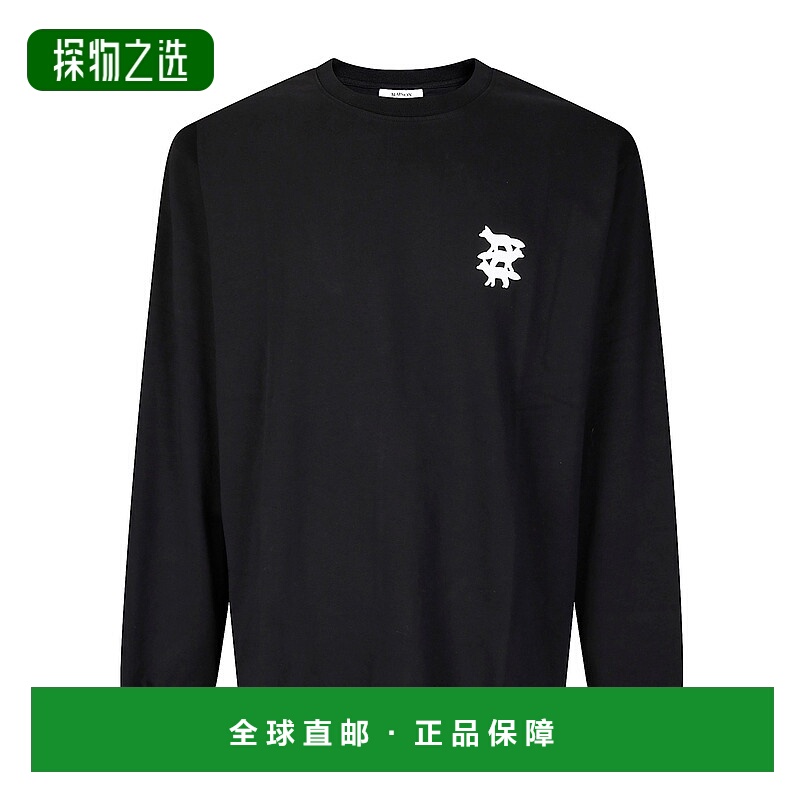 香港直邮MAISON KITSUNE 男士 特技狐狸長袖 T 卹 PM00104KJ0119