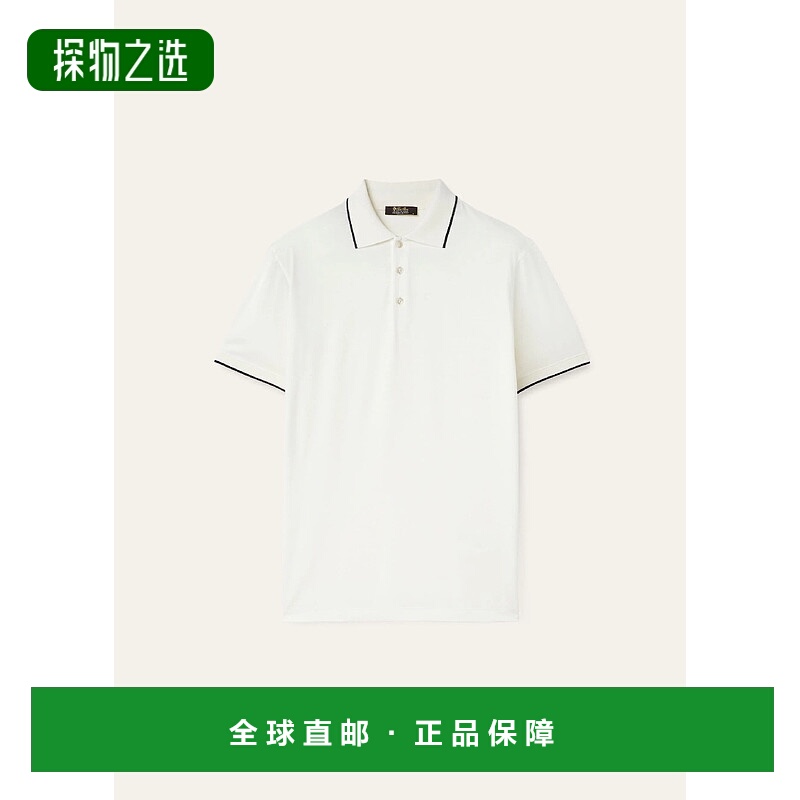 欧洲直邮LORO PIANA 25秋冬 FAN8970_1000 男士 短袖Polo The Gif