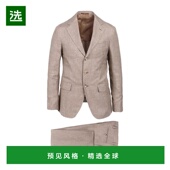 套装 1h可退 意大利制造 男士 高腰单排扣西装 美国直邮 CARUSO