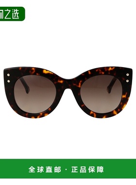 香港直邮CAROLINA HERRERA 女士 雪茄色白色醋纤太阳眼镜 HER0127