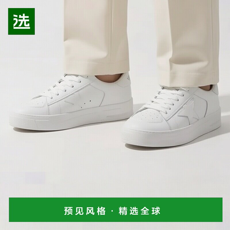 韩国直邮Golden Goose GMF00128 F000566 10100 牛皮厚底运动鞋图片