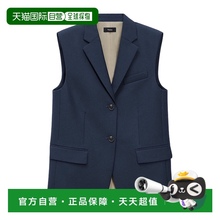 1小时内可退 欧洲直邮theory 女士 休闲西装羊毛西服