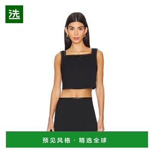 1h可退 香港直邮Weworewhat 女士 短款方形领上衣 WWT16001