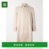 香港直邮officine generale 男士 1h可退 Henrick 棉质斜纹布风衣
