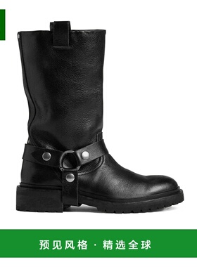 香港直邮Golden Goose Deluxe Brand 圆头短筒靴 GWF00870.F00697