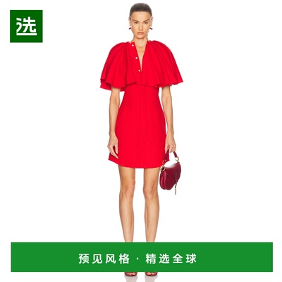 1h可退 香港直邮Ami Paris 女士 衬衫式连衣裙 FDR053WV0068