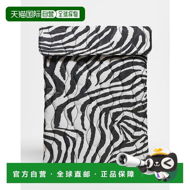 1h可退 香港直邮ASOS 女士 设计绗缝斑马纹印花笔记本内胆包