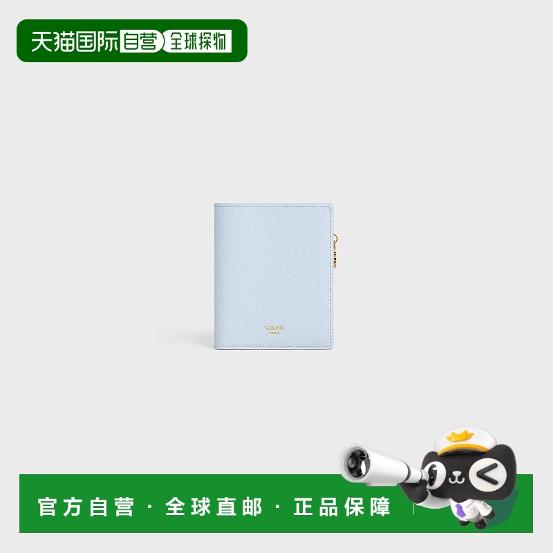 欧洲直邮Celine（2025 年新品）紧凑型钱包 TRIOMPHE CHARMS 种子