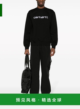 香港直邮CARHARTT 男士针织毛衣 I0305460D2XX SS2025 黑色 Logo