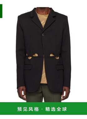 香港直邮Dion Lee 男士西服 C4036R23BLACK SS2023 黑色 铰链缝线