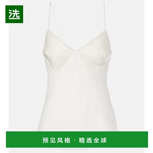 Opache 香港直邮MaxMara Bridal 女士 真丝乔其纱吊带背 麦斯玛拉