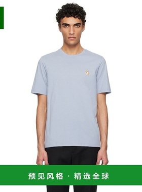 1小时内可退 香港直邮MAISON KITSUNE 男士 蓝色 Chillax Fox Pat