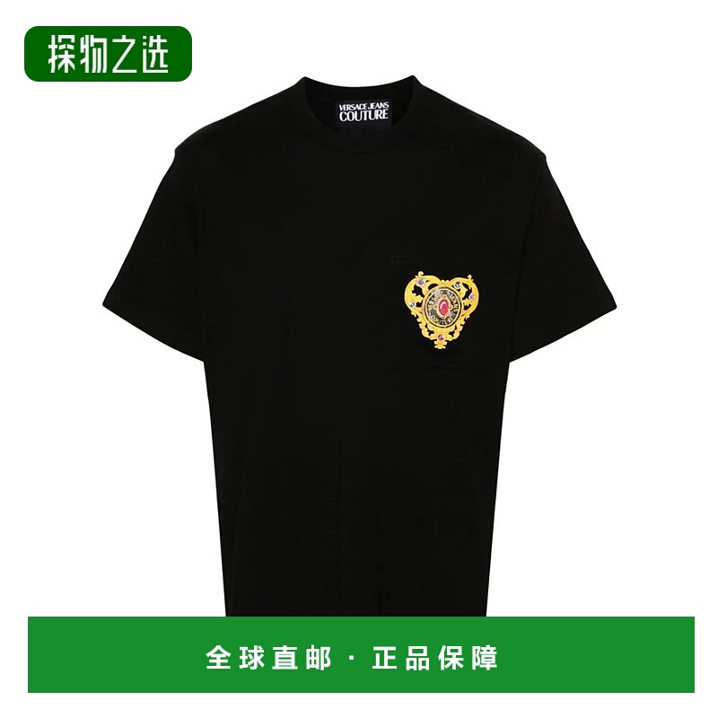 香港直邮Versace logo图案T恤 76GAHL01CJ01L范思哲