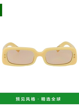1h可退 香港直邮Jacquemus 女士 黄色醋纤太阳眼镜 JAC47C3SUN