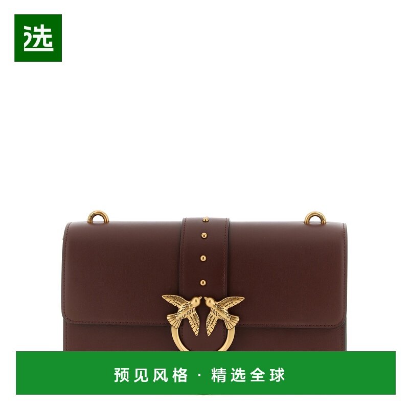 香港直邮PINKO 女士斜挎包 105857A0F1R49Q SS2026 酒红色 翻盖单,箱包皮具/热销女包/男包,通用款女包,淘宝优惠券,粉丝福利购,淘宝优惠卷