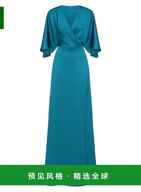 1h可退 【美国直邮】Theia Waverly 缎面飘袖连衣裙 女装 女士精