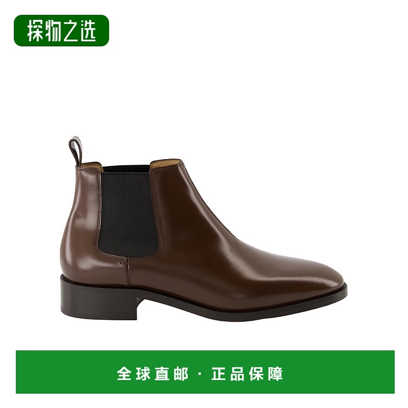 香港直邮Valentino 圆头短筒靴 YS0K70NBK切尔西靴男靴