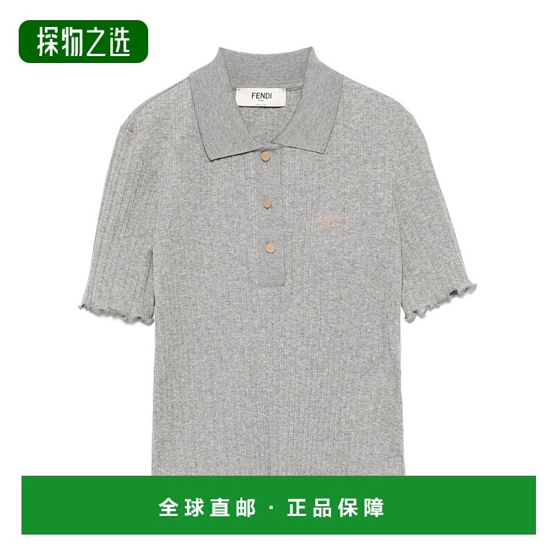 香港直邮Fendi 短袖针织Polo 衫 FS9713ASMJ短款