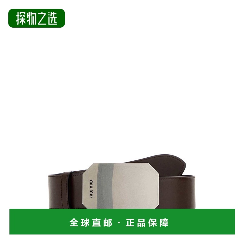 1h可退 欧洲直邮MIU MIU 女士腰带5CC6122C9QF0NBL