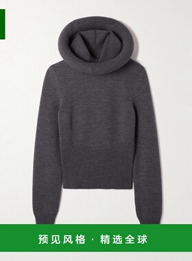 香港直邮AlaÏa 女士 羊毛连帽毛衣 AA9G0071K133B帽衫