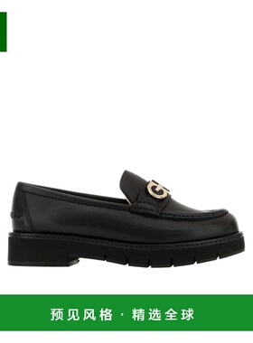 香港直邮Salvatore Ferragamo 圆头乐福鞋 01G521厚底女鞋一脚蹬
