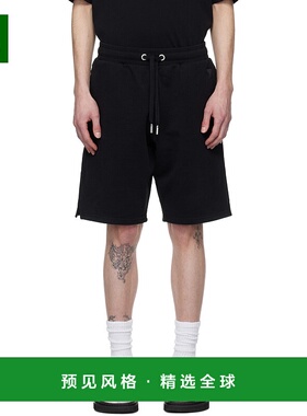 1h可退 香港直邮Ami Paris 男士 黑色 Ami de Coeur Dye 短裤 HSO