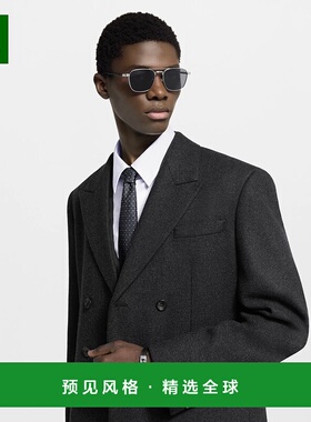 1h可退 欧洲直邮LV路易威登 男士黑色黄铜/皮革手链时尚高级感