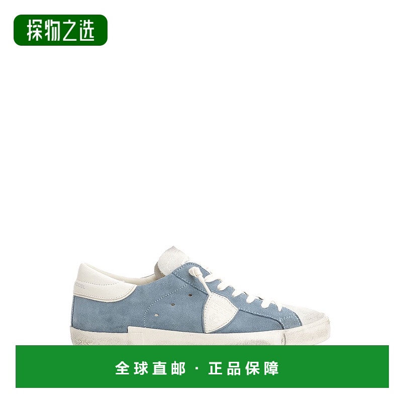 1小时内可退 欧洲直邮philippe model 男士 时尚休闲鞋牛皮