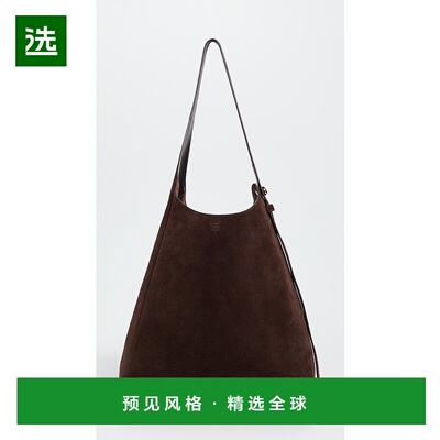 1h可退 香港直邮Tory Burch 托里·伯奇 女士 Romy 绒面革水饺包