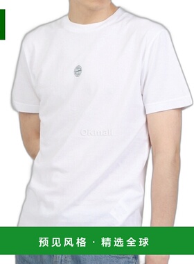 韩国直邮STONE ISLAND 2023春夏新款字母印花短袖T恤 (78152NS86