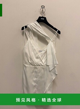 1h可退 香港直邮DIOR 迪奥 女士 斜纹布垂褶连体裤 211E11A6103