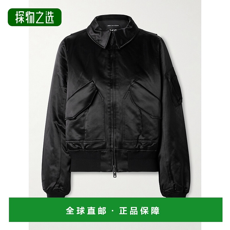 香港直邮Adidas Originals 女士 + Y-3 带里衬缎面短夹克 JD1757B