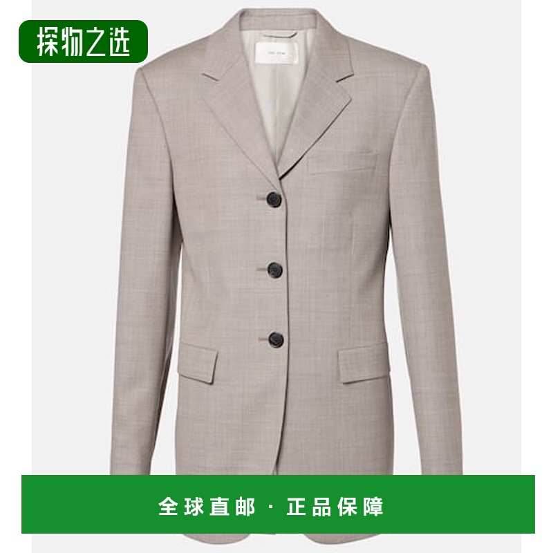 香港直邮The Row 女士 Selene 羊毛夹克 beige米色 舒适时尚