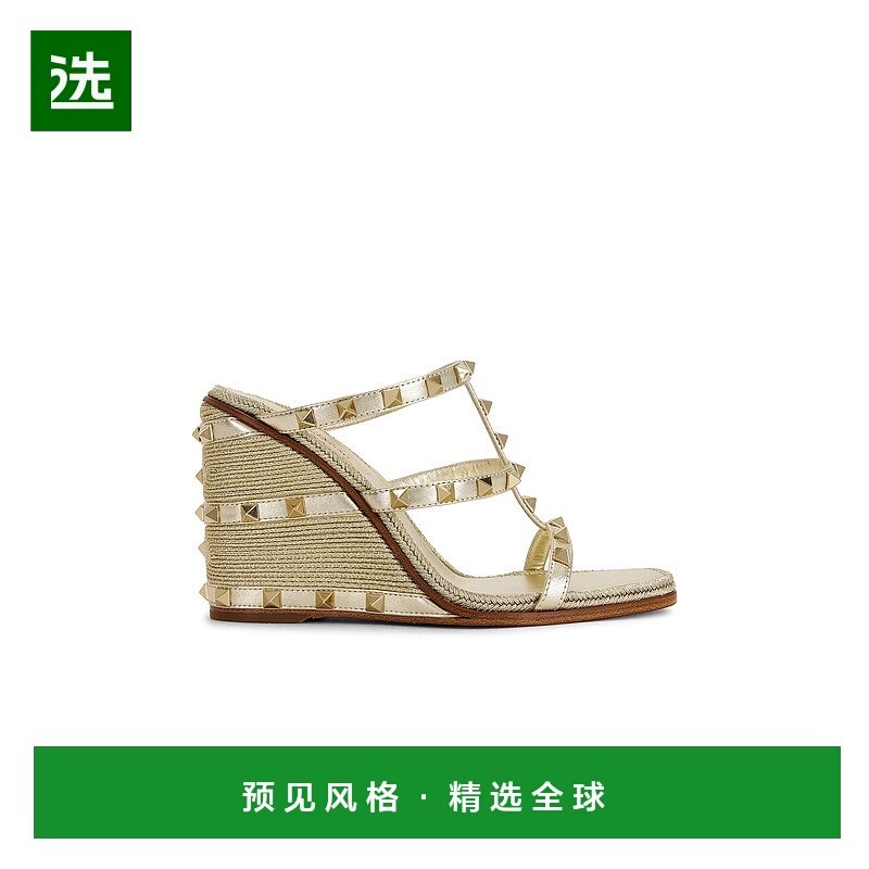 1h可退 香港直邮Valentino 华伦天奴 女士 Espadrilla 铆钉凉拖拖,女鞋,松糕（摇摇）鞋,淘宝优惠券,粉丝福利购,淘宝优惠卷