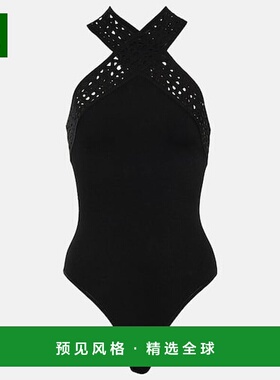 香港直邮AlaÏa 女士 Vienne 挂脖连体衣 black黑色 舒适时尚性感