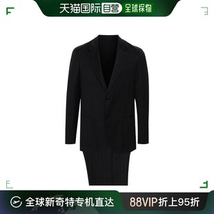 子西装 香港直邮Lardini 外套腰带环裤 套装 长袖 EQ148EEQEL62708
