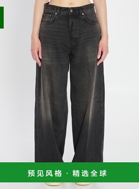 香港直邮HAIKURE 女士休闲裤 HEW03296DF119L0893 AW2025 黑色