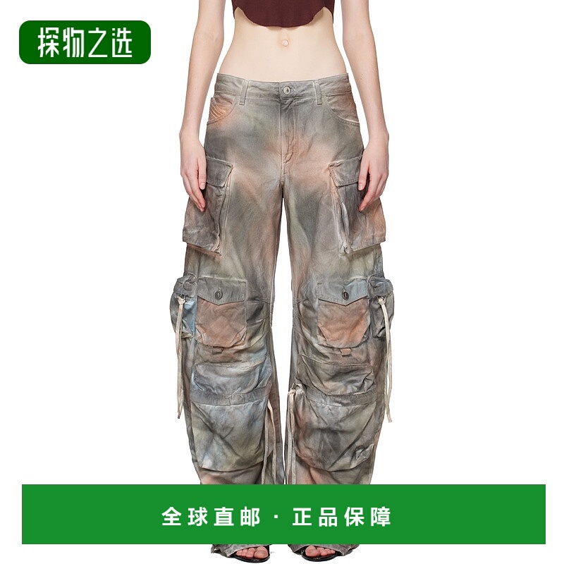 香港直邮The Attico 女士 灰色 Fern 牛仔裤 251WCP00084DDD10