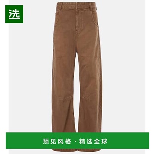 1h可退 香港直邮Entire Studios 女士 Gem 中腰阔腿牛仔裤