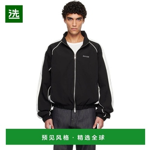1h可退 香港直邮Rhude 男士 黑色 Ramona Piping 运动夹克 RHFW25